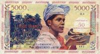 Gallery image for French Antilles p3a: 50 Nouveaux Francs